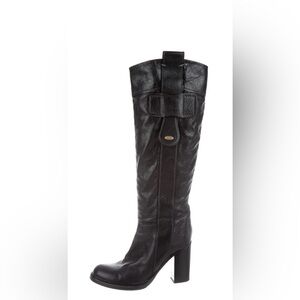 CHLOE Black Leather Knee-High Boots
Free Shipping!